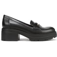 thumbnail image 2 of Naturalizer Women's Lumos Platform Penny Loafer Black Leather 10M, 2 of 6