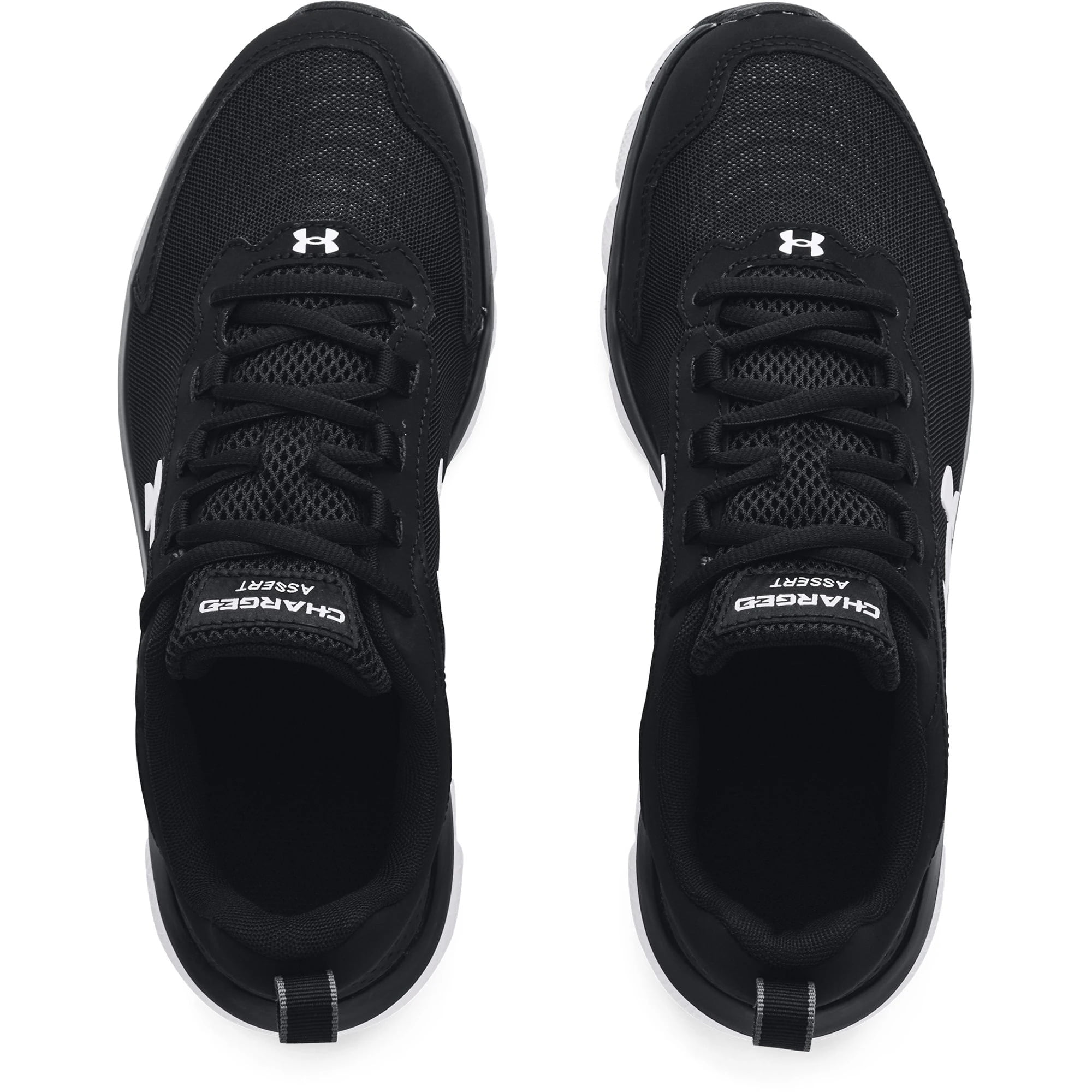 Under Armour Charged Assert 9 Mens Black Lace Up Running Shoes Size 14 Used