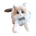 thumbnail image 4 of yotijay RAGDOLL Chat in plush toat toy in stuffed, sweet, toy in plush kitten, cat doll, Cat Blue scarf, 4 of 9