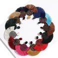 thumbnail image 3 of Trayknick Bohemia Femmes Forme de Fan Pompon Strass Incrusté Oreille Stud Boucles d'Oreilles Bijoux Cadeau, 3 of 13