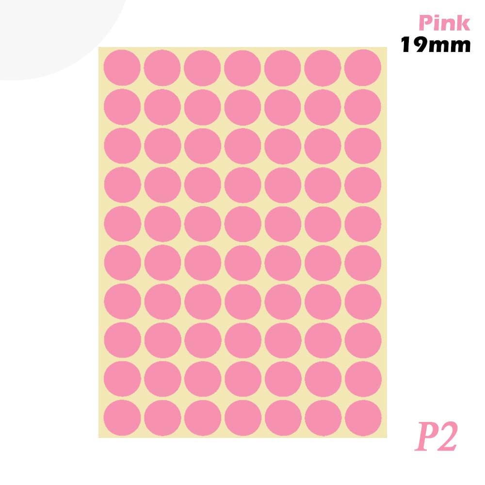 Craft DIY Mix Color Round Gift Tags Coloured Dot Paper Sticker Stickers ...