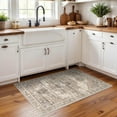 thumbnail image 7 of YOUFORTONG 2x3 Indoor Area Rug,Boho Vintage Tribal Carpet with Non Slip Backing,Stain Resistant Small Rug for Living Room Bedroom Kitchen Bathroom Home Decor Floor Mat,Grey, 7 of 7