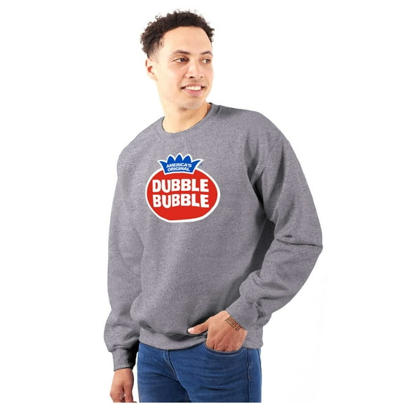 Vintage Dubble Bubble Gum Double Logo Sweatshirt for Men or Women Brisco Brands S
