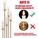 thumbnail image 4 of Candelabros dorados de 42.5 pulgadas para centros de mesa, portavelas decorativos, centro de mesa para bodas, set de 6 candelabros de 5 brazos con pantallas de acrílico compatibles con velas LED de, 4 of 6
