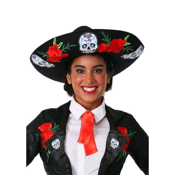 Day of the Dead Adult Sombrero