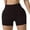 Black-04, variant on Perfectbot Women's Ribbed Workout Shorts, High Waisted Yoga & Biker Athletic Shorts Leggings