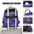 thumbnail image 3 of FORMRS Mini Backpack Purse for Women Quilted Travel Daypack Casual Shoulder Bag, Purple Galaxy Pattern, 3 of 7