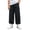 Black, variant on Nilvkv Boys Lightweight Pants, Boys Pants, Solid Color Cuffed Joggers with Elastic Waist and Side Pockets, ready for Outdoor Sports and Summer Green 3-4 Years