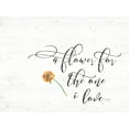 thumbnail image 2 of Rae, Marla 18x15 White Modern Wood Framed Museum Art Print Titled - A Flower, 2 of 4
