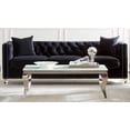 thumbnail image 3 of Delilah Upholstered Tufted Tuxedo Arm Sofa Black, 3 of 3