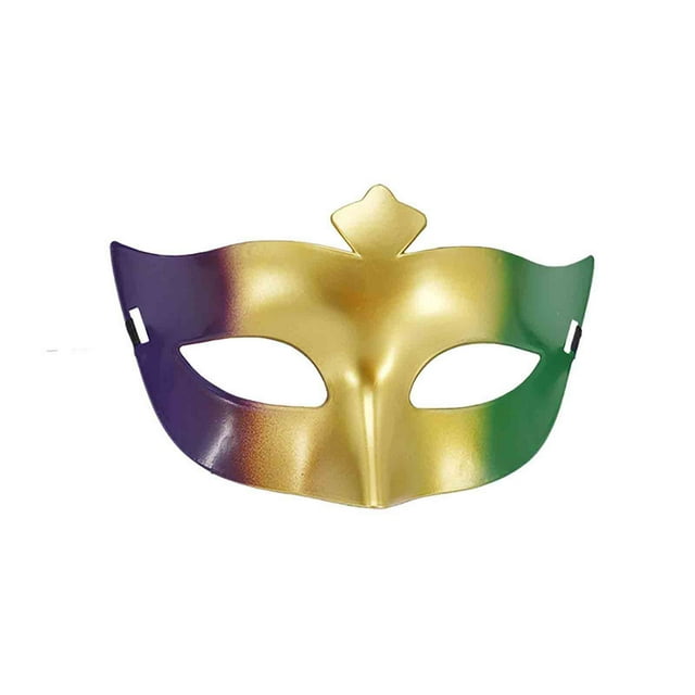 Spray Paint for Plastic, Casual Carnival Party Half-Face Spray Paint Style Three-Color Mask, Unisex Mask