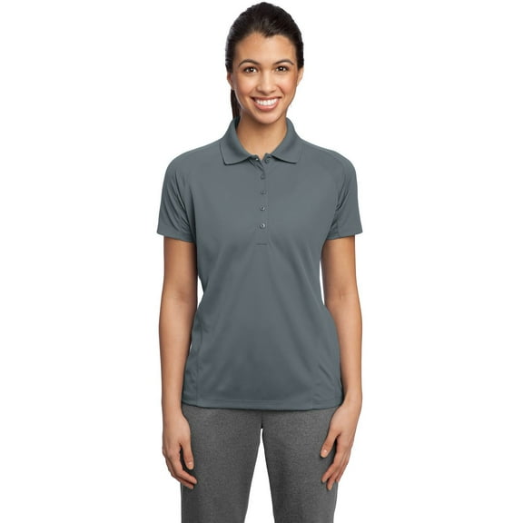 Sport-Tek Ladies Dri-Mesh Pro Polo. L474