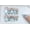 flowing light, variant on Luxury Fake Nails for Women - Waterproof French Tip Press Ons with Diamond Glitter