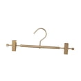 thumbnail image 2 of Percha para pantalones con pinzas, organizador de armario, ahorra espacio, gancho giratorio para faldas Oro, 2 of 9
