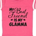 thumbnail image 4 of Inktastic My Best Friend is My Glamma with Hearts Boys or Girls Baby Bodysuit, 4 of 5