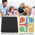 thumbnail image 3 of Party Board Games, Foldable Reusable Washable Flying Chess Game Board  For Travel, 3 of 8