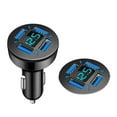 thumbnail image 2 of MYG 4 USB Port Super Fast Car Charger with Voltage Display for Phone Universal, 2 of 7