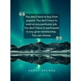thumbnail image 2 of ArtsyQuotes 19x24 Black Ornate Wood Framed with Double Matting Museum Art Print Titled - Harry Browne Quote: You Dont Have To, 2 of 4