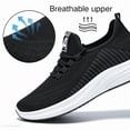 thumbnail image 3 of BERANMEY Men's Sneakers for Men - Lightweight Breathable Mesh Walking & Running Shoes with Wide Toe, Arch Support, Non-Slip Sole for Gym, Tennis, Workout Comfort, 3 of 9