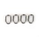 thumbnail image 3 of OKBY Anillos divididos ovales Anillos divididos de Pesca 100 Piezas Anillos divididos ovales de Acero Inoxidable Conector Giratorio de Aparejos de Pesca de Carpa(9 * 15mm), 3 of 5