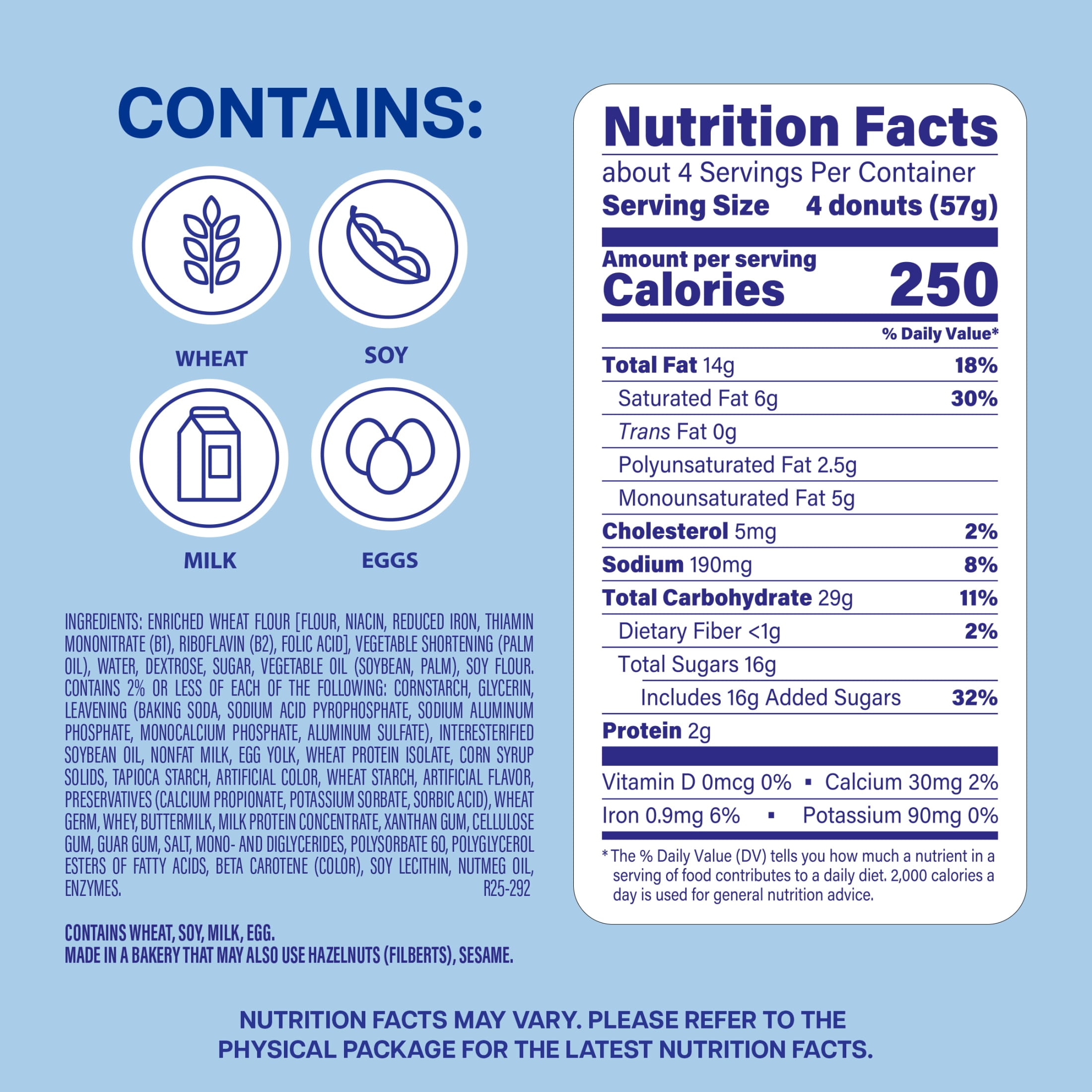 Entenmann's Pop'ettes Sugar Powdered Mini Donuts, 9 oz