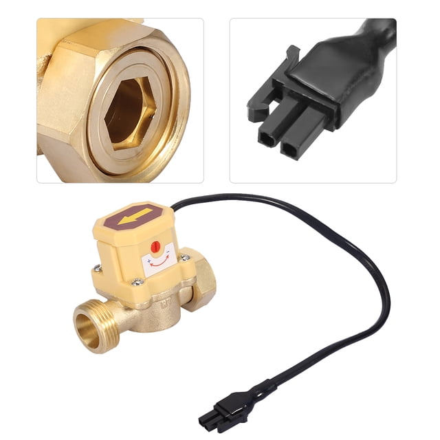 FAGINEY Water Pump Switch, G3/4-G3/4 Thread Water Pump Controller, Adjustable For Home Pool Air Conditioner Fire Control
