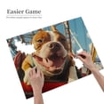 thumbnail image 2 of Dog On Roller Coaster Ride 1000-Piece Wooden Jigsaw Puzzle for Adults, Fun & Challenging Family Brain-Teaser, Perfect Home Decor & Gift, 2 of 7