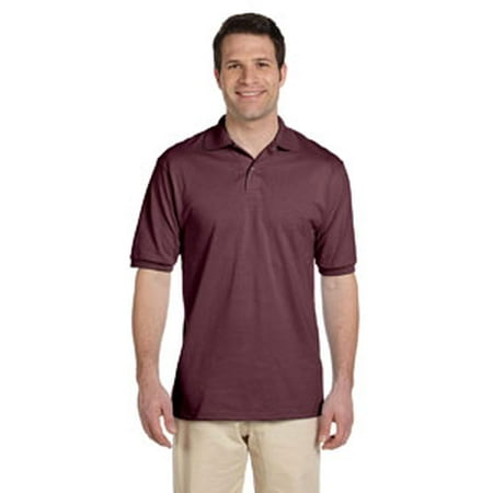 Bar Stripe Jersey Polo - Jerzees Adult 5.6 oz. SpotShield™ Jersey Polo
