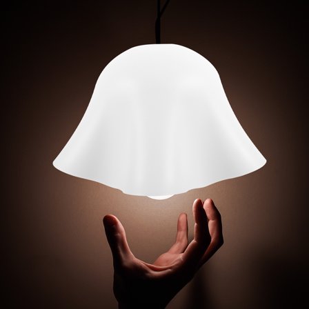 OUNONA  Flower Lamp Shade Replacement Lamp Shade Creative Acrylic Lamp Pendant Shade Decor