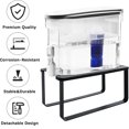 thumbnail image 4 of Water Filter Dispenser Stand with Drip Tray - 7.9''W x 14.9''D x 6.8''H, Metal Stand Designed For Filter, Compatible with Zero Water, PUR, Waterdrop etc., 4 of 5