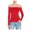 red, variant on Elizabeth And James Womens Raylen Off The Shoulder Blouse