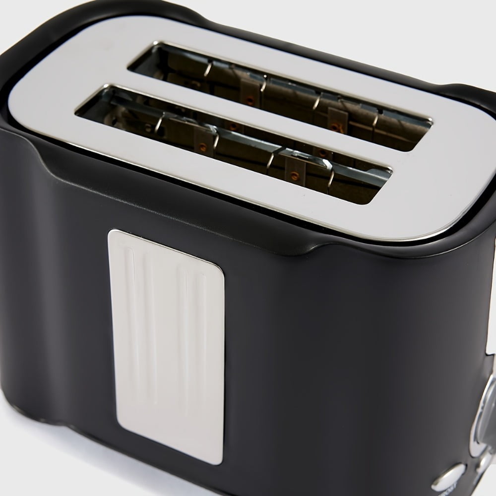 2 Slice Toaster, Quick & Even Results Every Time, Wide Slots Fit Any Size Bread Drop-Down Crumb Tray for Easy Clean Up, Stainless Steel
