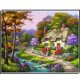 thumbnail image 2 of Bosque casa paisaje pintura de diamantes de imitación paisaje cristal punto de cruz decoración del hogar imagen de diamante Sweethay JJ14138-03, 2 of 6