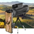 thumbnail image 1 of PEONAVET Monocular Telescope Monocular Telescope 12x50 Night Vision Mini Monocular Telescope for Ultimate Compact Portable for Hunting Camping Hiking Bird Watch, 1 of 1