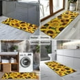 thumbnail image 2 of Green Leaf Sunflower Pattern Kitchen Rug Mat,Kitchen Runner Rugs Non Skid Washable,Decorative Kitchen Floor Mats for Kitchen,Sink,Laundry,17"X47", 2 of 5
