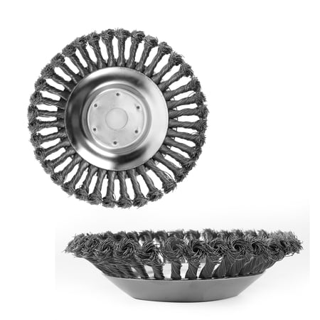 9-Tooth Weeding Wheel / Garden Tiller Attachment – Deep Plowing Soil Loosener For Gardening & Landscaping