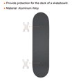 thumbnail image 4 of Unique Bargains Joint de Planche à Roulettes Protecteur de Pont Longboard Anti-Fuite Matériel Argenté en Forme de H, 4 of 5