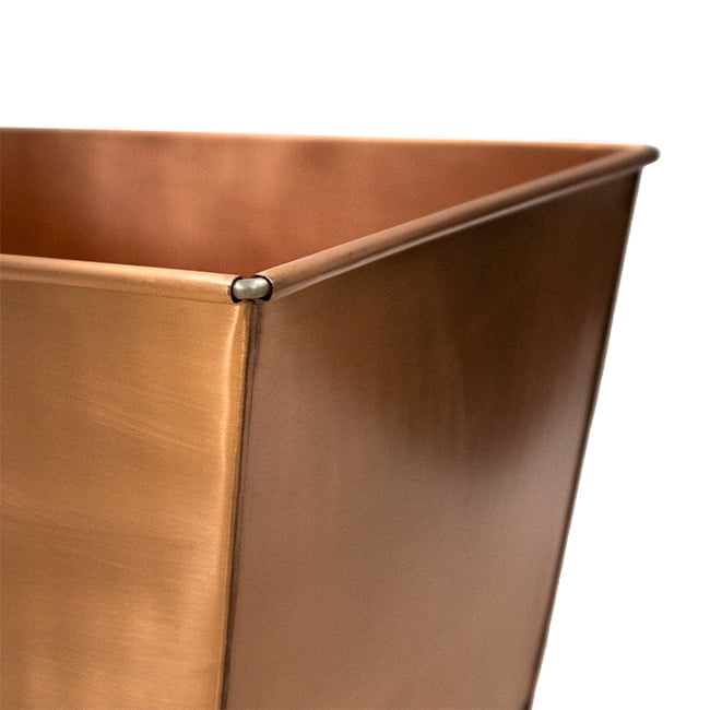 Achla C-101 Solid Copper Flower Box, Large