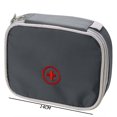 thumbnail image 3 of Bolsa De Almacenamiento Bolsa médica de emergencia portátil Bolsas de almacenamiento de medicamentos de primeros auxilios al aire libre (gris), 3 of 4