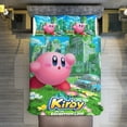 thumbnail image 7 of Kirby Kirby 3-Piece Bedding Set Soft Warm And Comfortable Soft Bed Set with 1 Duvet Cover And 2 Pillowcases for Bedroom, 7 of 7