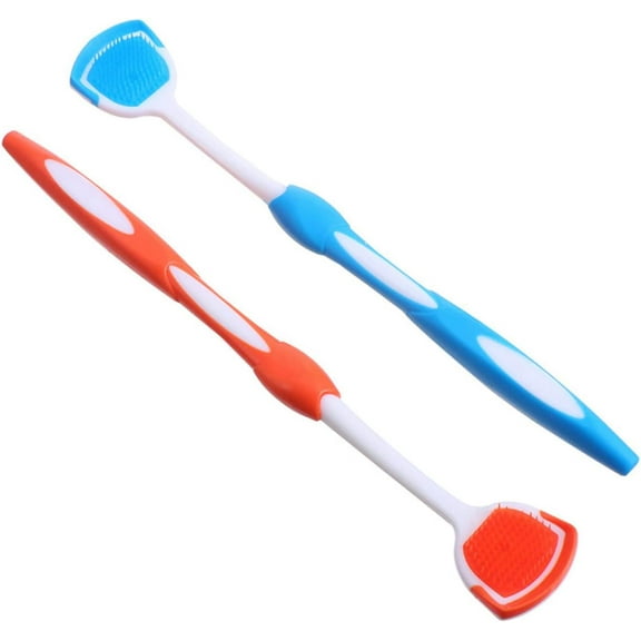 2pcs Tongue Cleaning Brush Pro Tools Cleaning Scraper Portable Cleaner Breath Tongue Scraper Tongue Cleaner for Adults Tounge Scraper Tongue Coating Scraper Tongue Scraper Brush