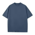 thumbnail image 3 of Otvok Men's Short Sleeve Soft T-Shirt Casual Solid Color Crew Neck Tee Tops Cotton Shirt, 3 of 4