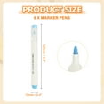 thumbnail image 2 of Bolígrafos de Marcador de Pintura Acrílica Uxcell Bolígrafos de Pintura Acrílica a Prueba de Agua Bolígrafos de Pintura a Base de Agua para Manualidades de Bricolaje Azul Cielo, 2 of 7
