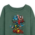 thumbnail image 3 of Marvel - Logo Stack - Women's French Terry Pullover Sweatshirt, 3 of 5