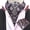 LJA-01, variant on Men Classic Paisley Floral Ascot Cravat Necktie Flower Hanky Pocket Square Set