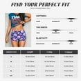thumbnail image 5 of Sikiie colorful Skull mushroom rainbow Print Workout Shorts Women Scrunch Butt Gym Shorts Seamless High Waist Tummy Control Yoga Biker Athletic Shorts, 5 of 5