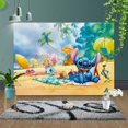 thumbnail image 4 of Fondo de ángel de Lilo y Stitch de Disney personalizable gratis, decoraciones para fiesta de feliz cumpleaños, suministros para fiesta de baby shower, 4 of 5