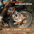 thumbnail image 3 of 20x4.0 Fat Tire Adult Off-Road Mountain E-Bike, 1500W Peak Motor, Full Suspension, UL2849 Certified, 48V 15Ah Removable Battery, 3 of 10