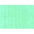 thumbnail image 1 of Ahgly Company Indoor Rectangle Solid Turquoise Blue Modern Area Rugs, 7' x 9', 1 of 4