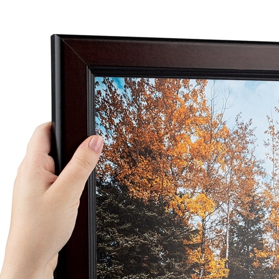 ArtToFrames 24x30 inch Windsor Mahogany Picture Frame, Brown 24" x 30" MDF Poster Frame (WOM-4684) 1234